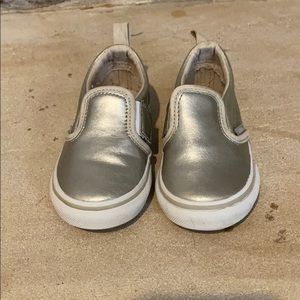Silver Vans toddler 6c